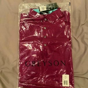 Brand New M Greyson Golf Shirt